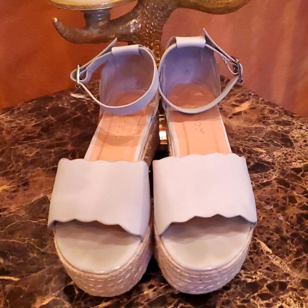 BAMBOO Espadrille Sandals, Size 5.5, Pre Loved!